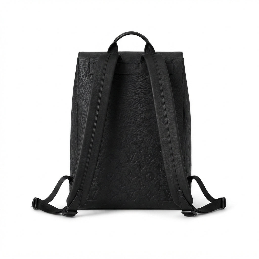 Louis Vuitton Backpack – Black Leather - View 2