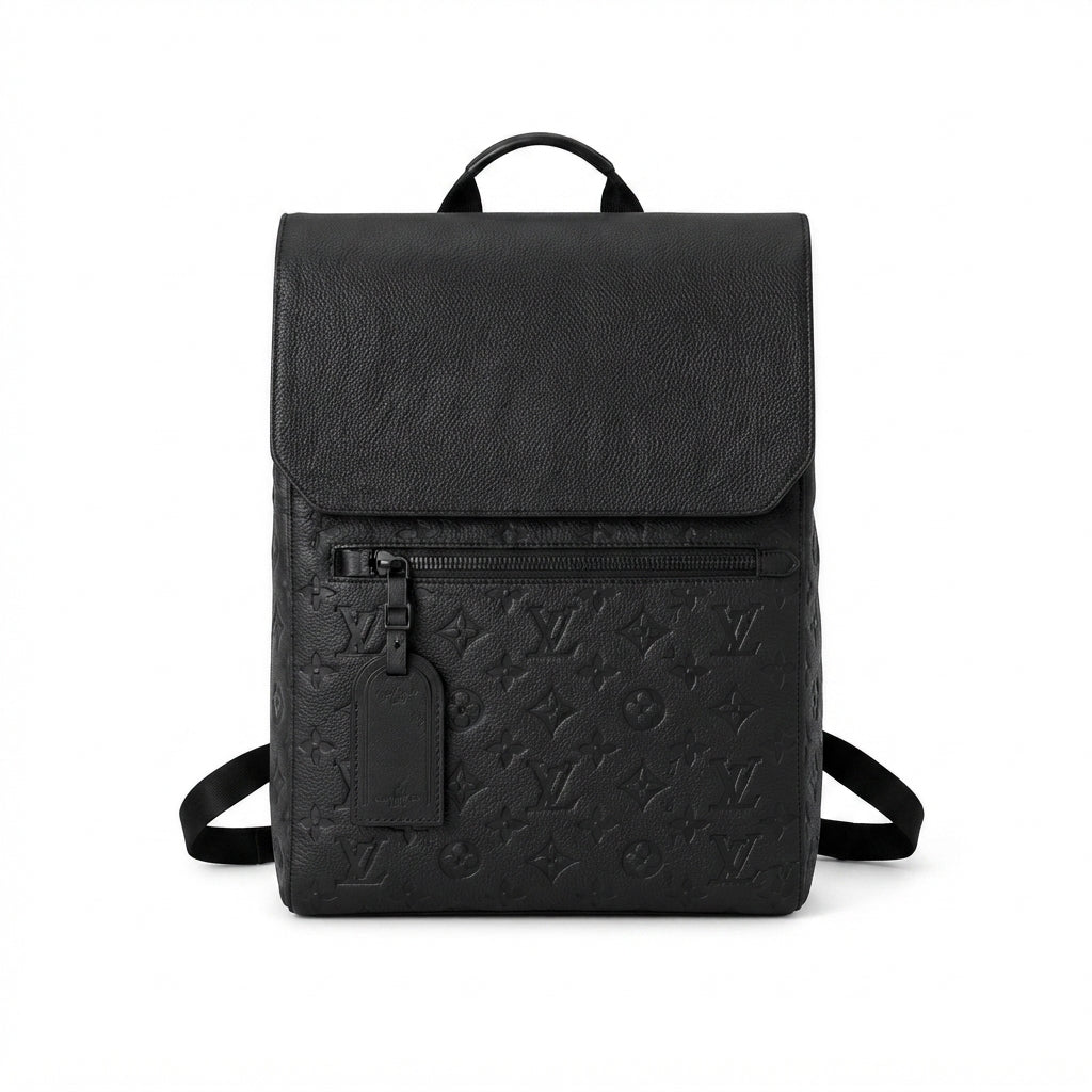 Louis Vuitton Backpack – Black Leather - View 1