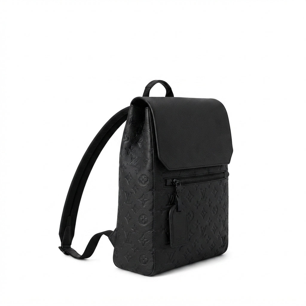 Louis Vuitton Backpack – Black Leather - View 3