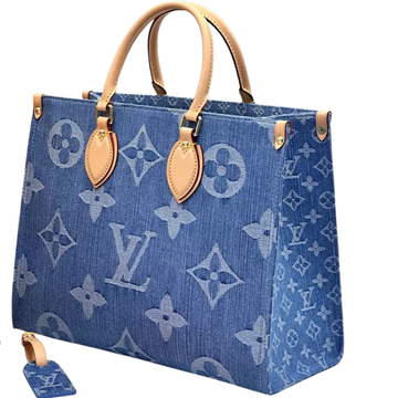 Louis Vuitton Denim Bag – Blue - View 1