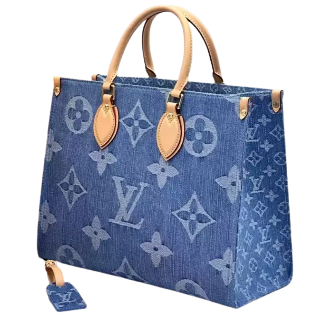 Louis Vuitton Denim Bag – Blue - View 2