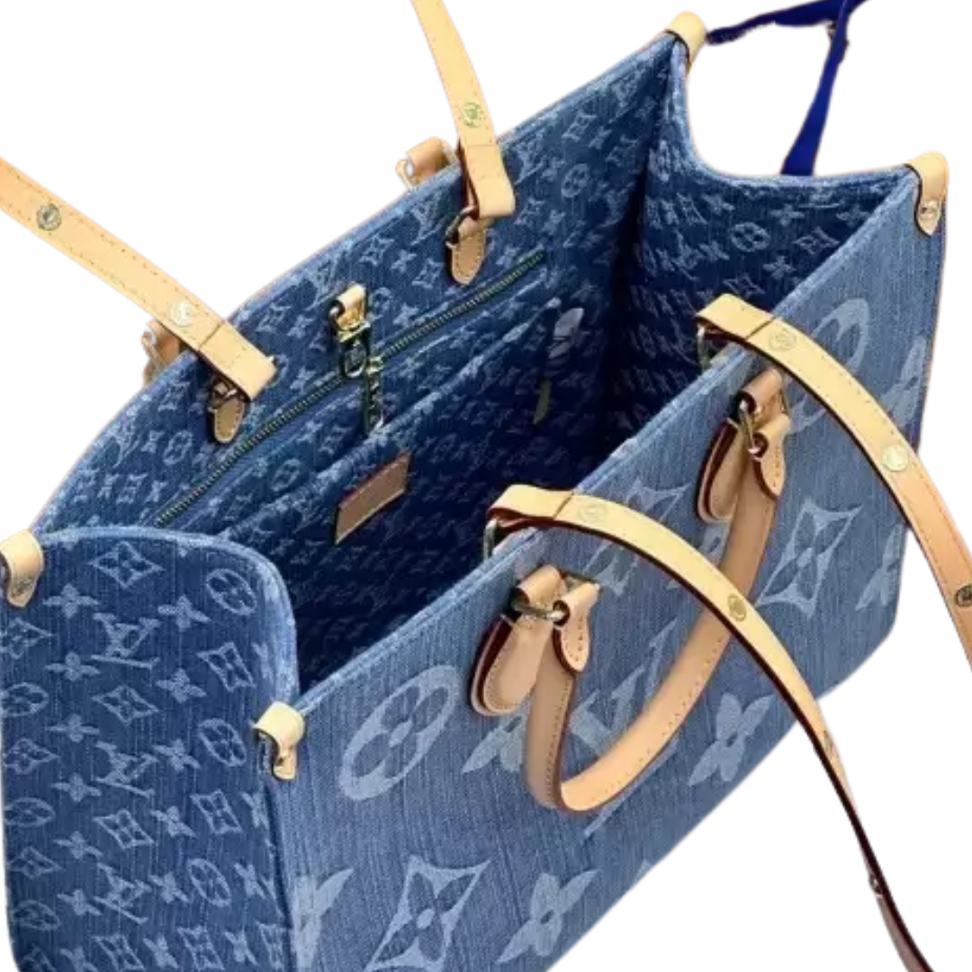 Louis Vuitton Denim Bag – Blue - View 3