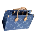 Louis Vuitton Denim Bag – Blue - View 4