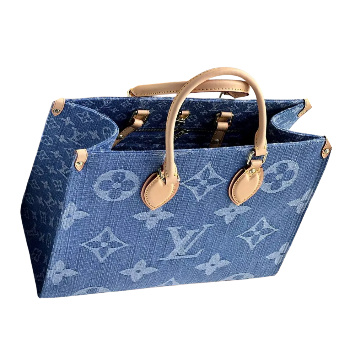 Louis Vuitton Denim Bag – Blue - View 4