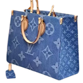 Louis Vuitton Denim Bag – Blue - View 5
