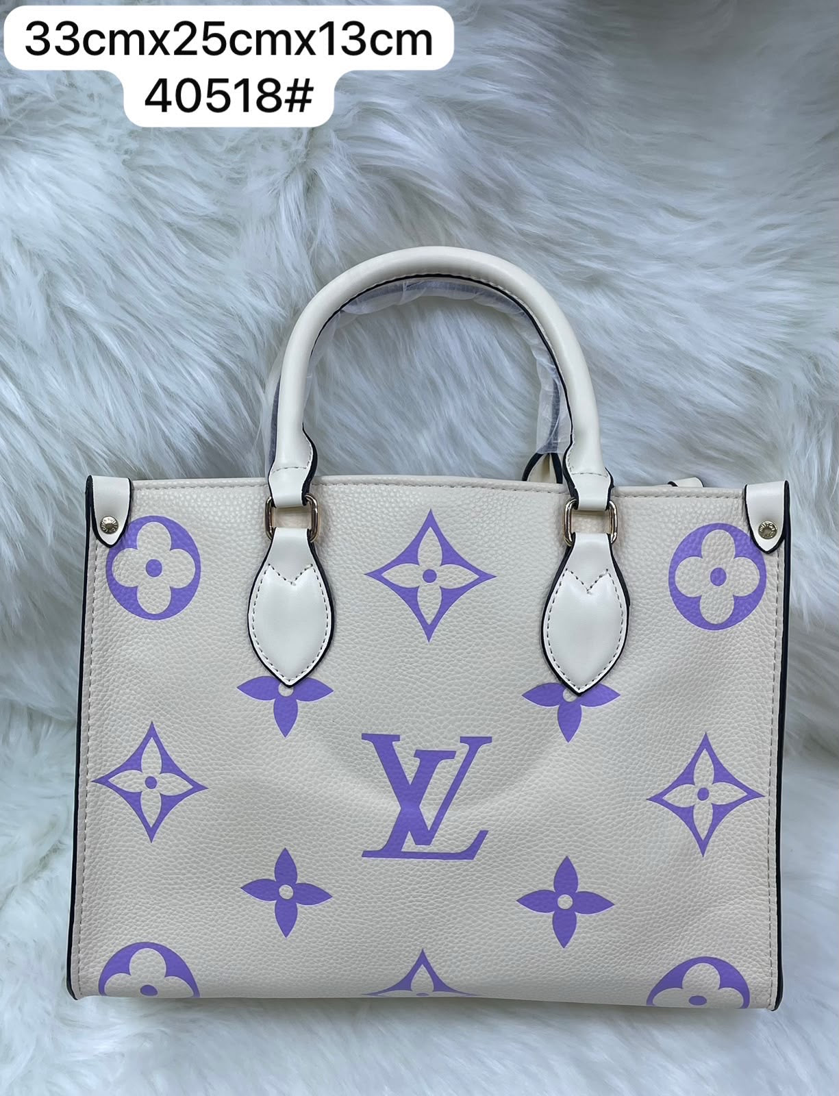 Louis Vuitton Bag – White & Purple - View 5