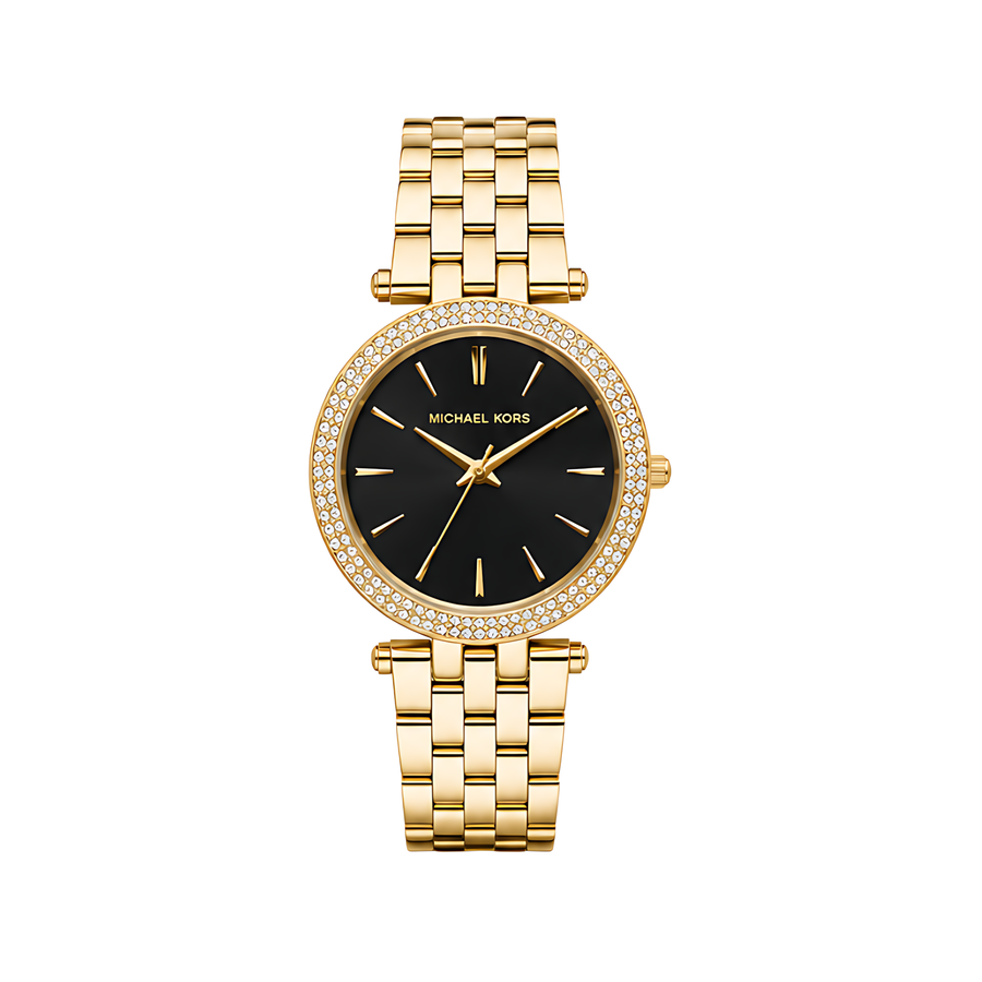 Michael Kors Darci Black Dial Gold Watch - image 1