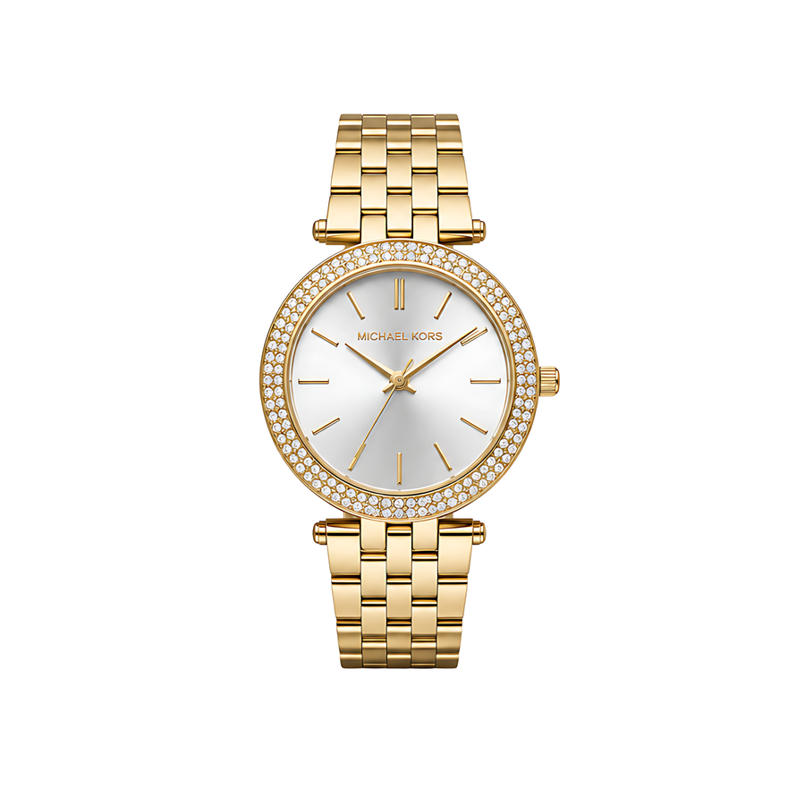 Michael Kors Darci Silver Dial Gold Watch - image 1