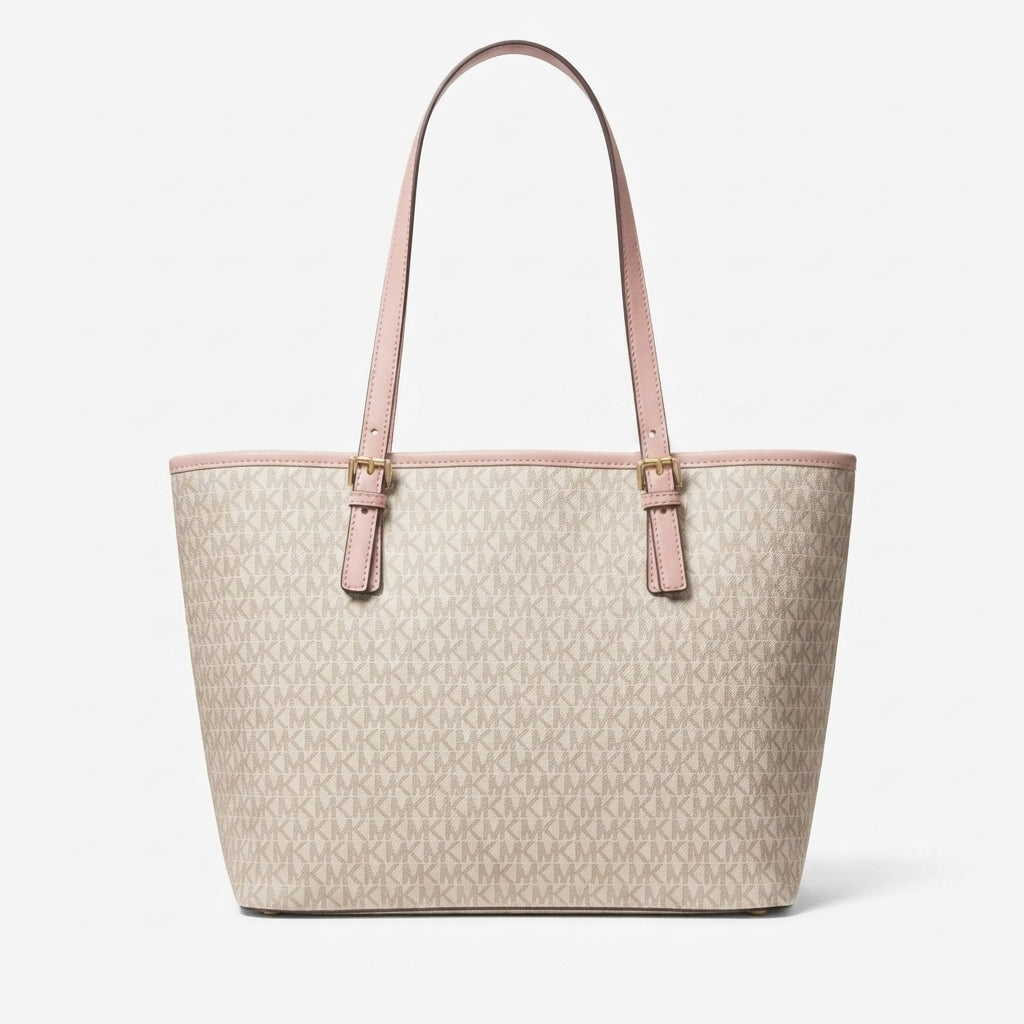 Michael Kors Jet Set Bag – Vanilla & Pink - View 3