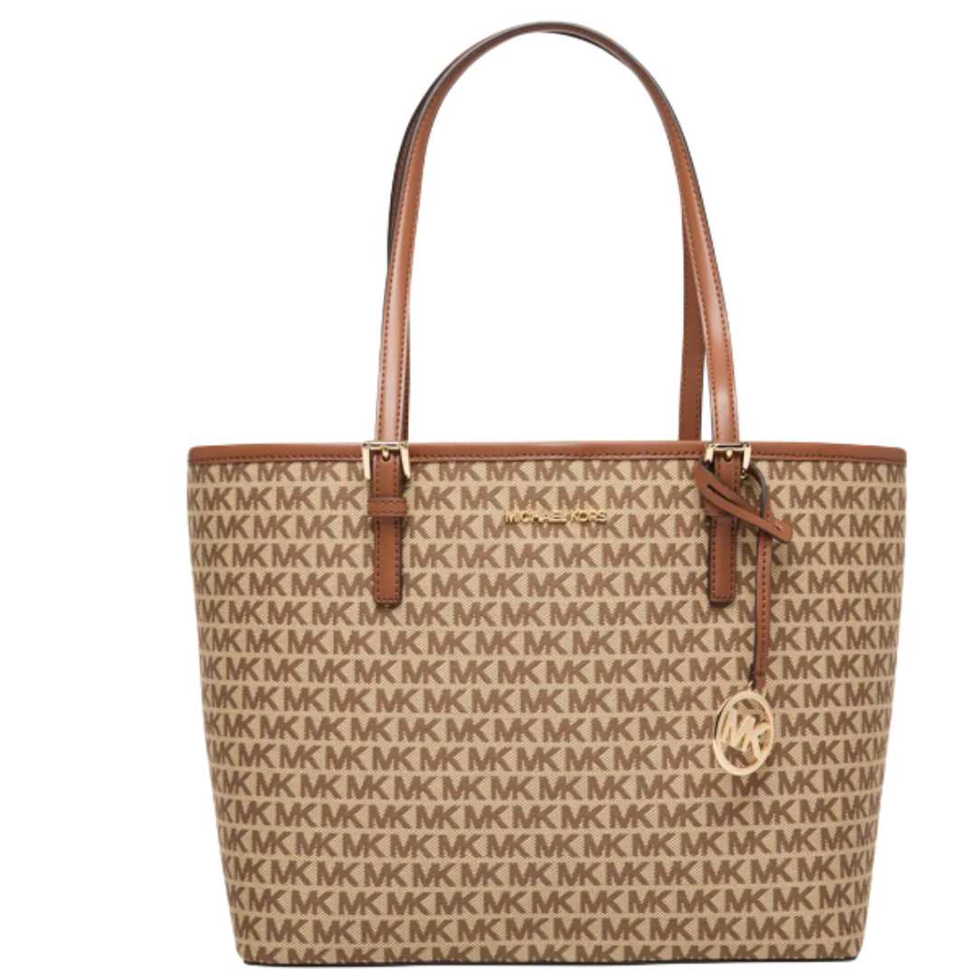 Michael Kors Signature Canvas Bag – Brown - View 1