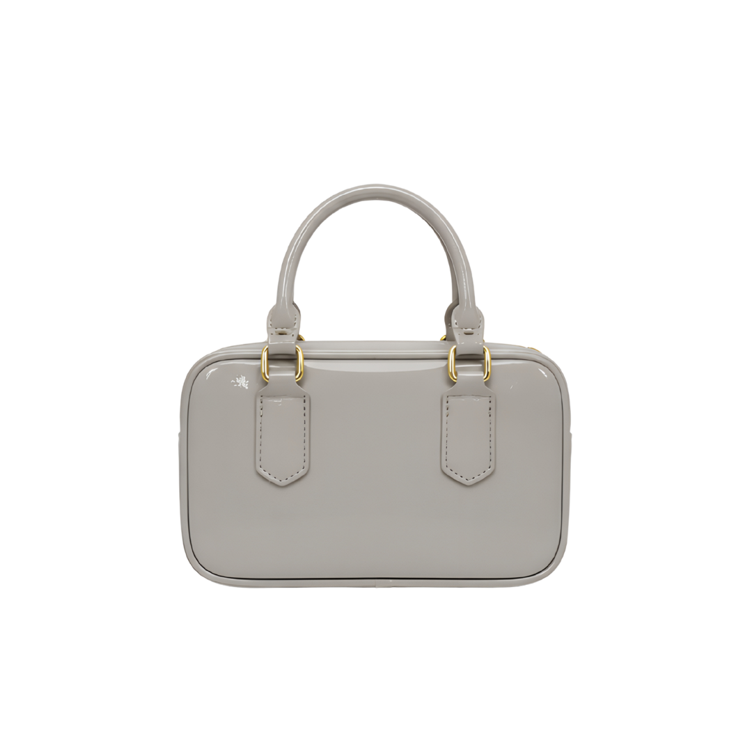 Miu Miu Arcadie Leather Bag – Grey - View 4