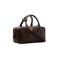 Miu Miu Arcadie Leather Top-Handle Bag – Dark Brown - View 2