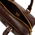 Miu Miu Arcadie Leather Top-Handle Bag – Dark Brown - View 4