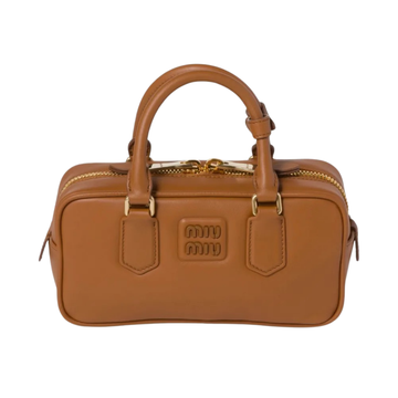 Miu Miu Arcadie Leather Bag – Brown - View 1