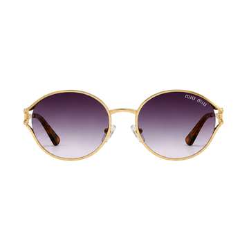 Miu Miu Sunglasses MU 52YS Oval Purple – product view