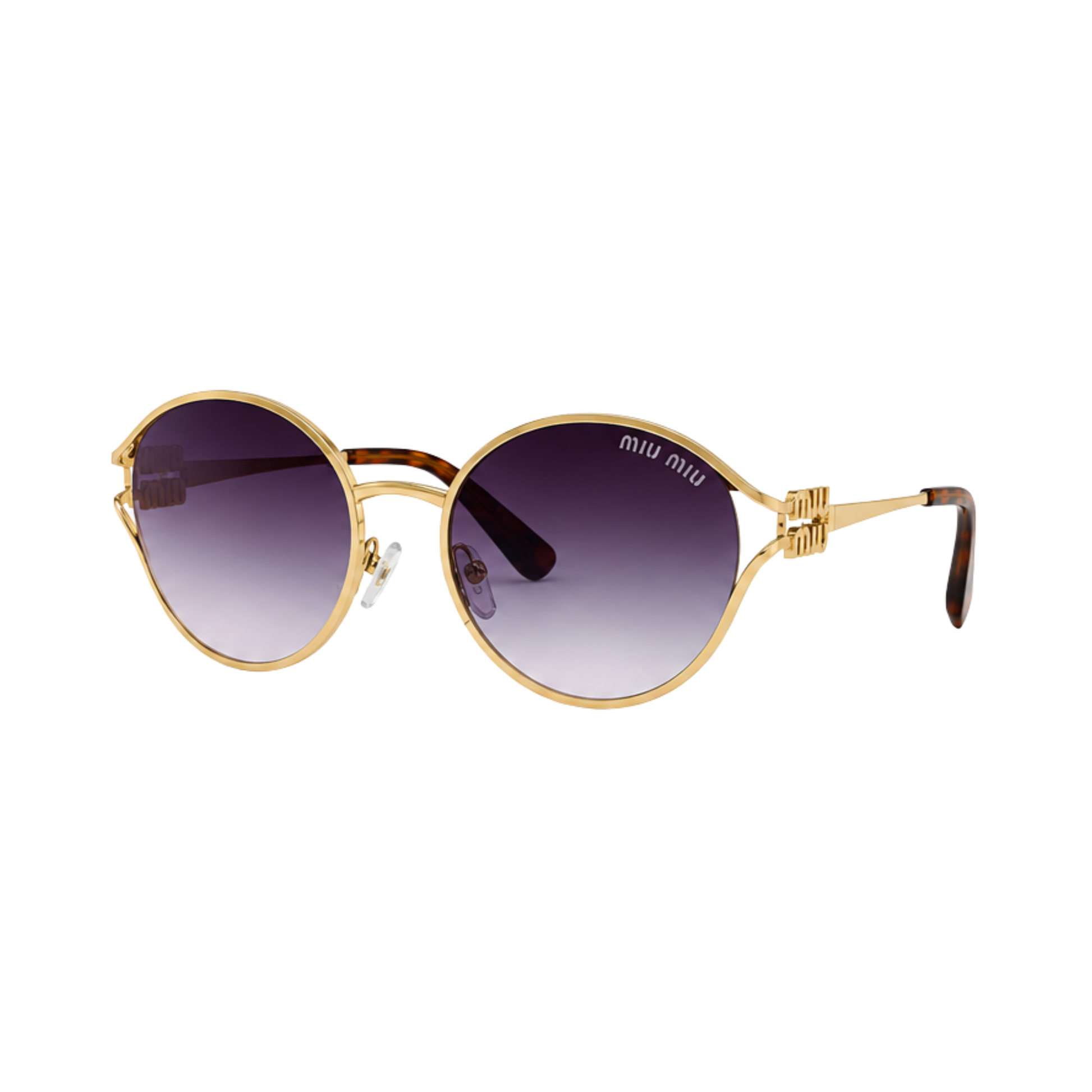 Miu Miu Sunglasses MU 52YS Oval Purple – product view