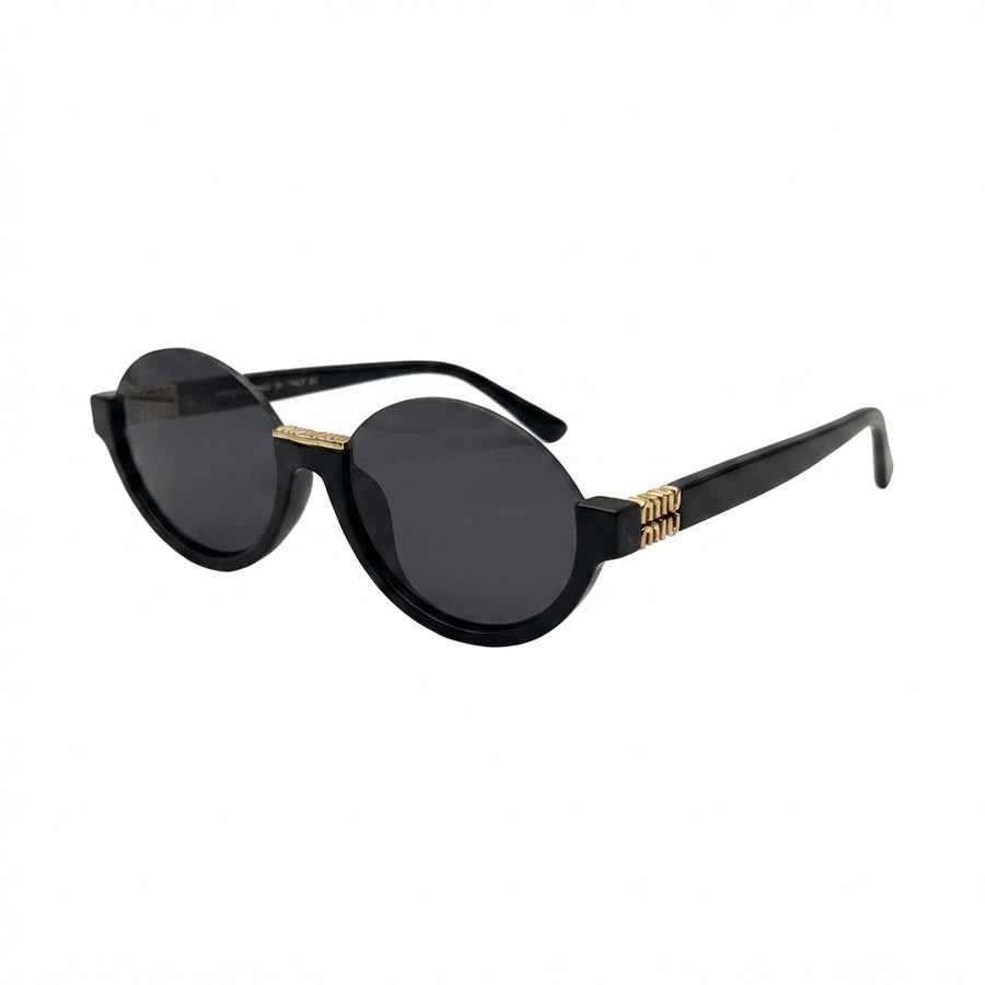 Miu Miu Sunglasses Oval – Black - View 1