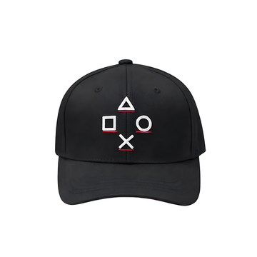 PlayStation Cap | Logo Black White - View 1