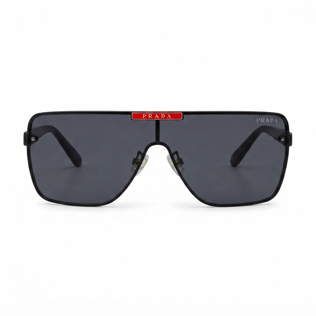 Prada Flat-Top Sunglasses Black - View 2