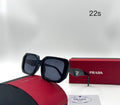 Prada Geometric Sunglasses Black - View 3