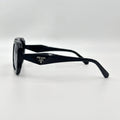 Prada Geometric Sunglasses Black - View 2