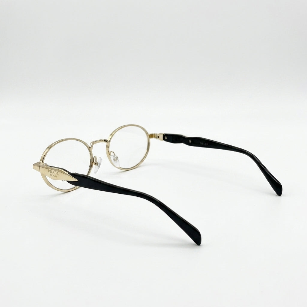 Prada Gold-Tone Optical Frames - View 1