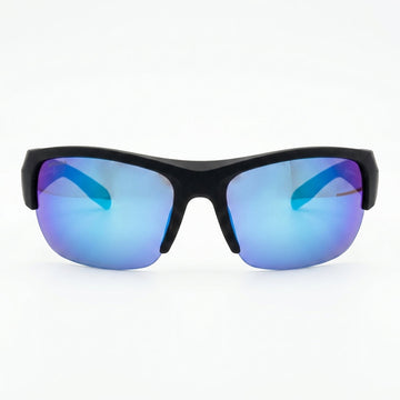 Prada Sport Sunglasses Linea Rossa – Vibrant Blue Mirror Lens - View 1