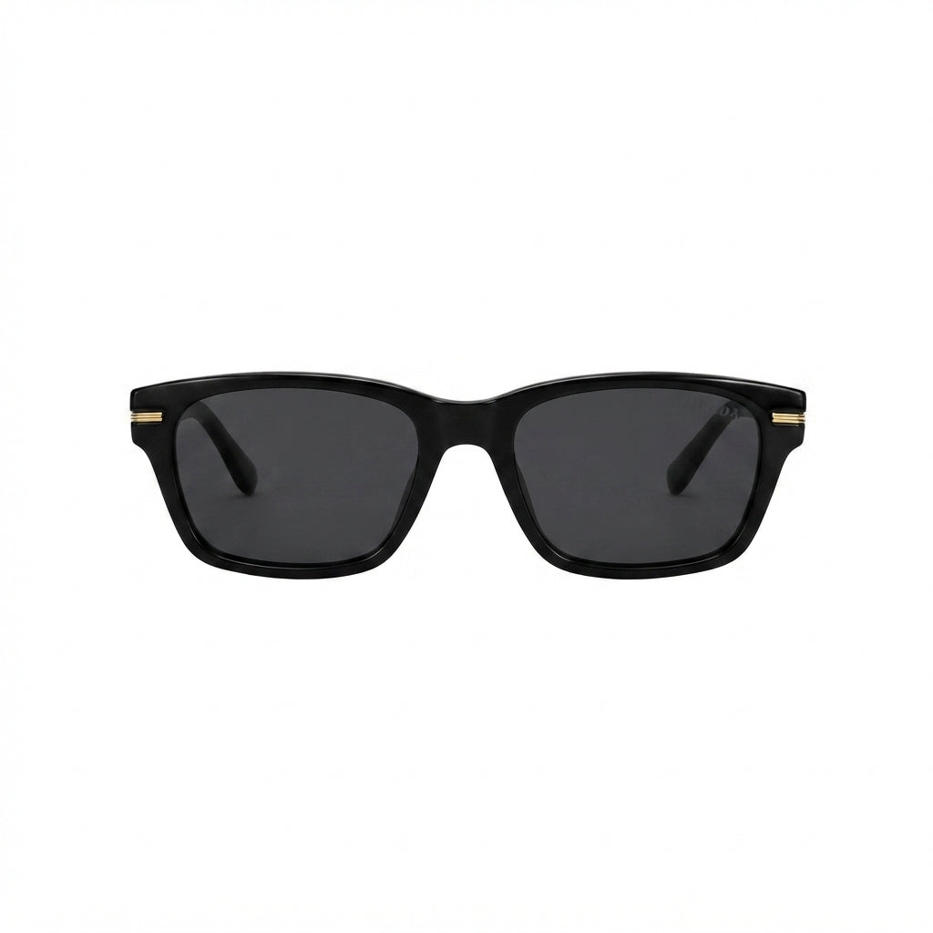 Prada Sunglasses Gold-Tone – Black - View 1