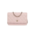 Chanel Quilted Wallet – Light Pink - View 1
