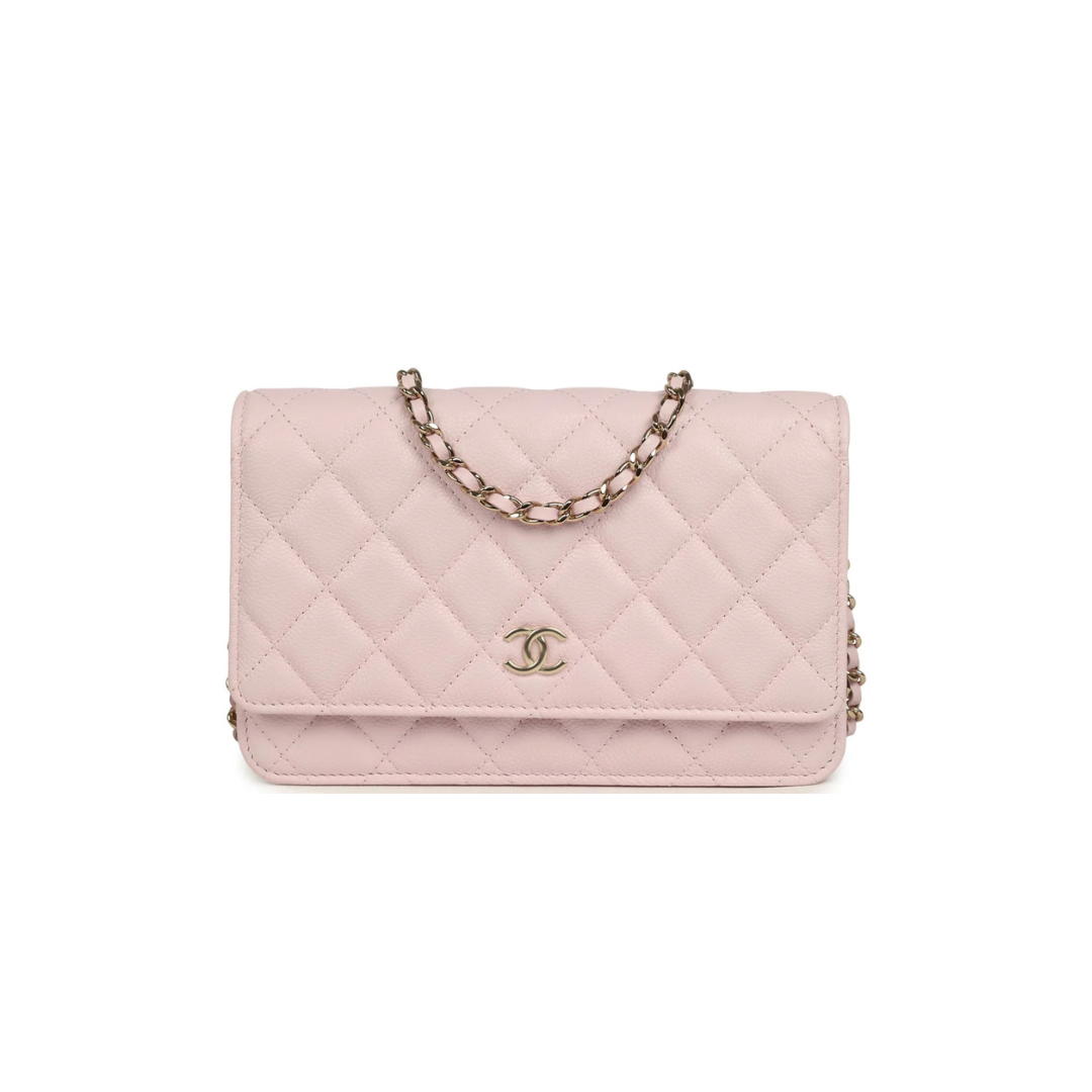 Chanel Quilted Wallet – Light Pink - View 1