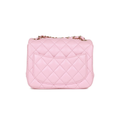 Chanel Quilted Lambskin Mini Flap Top Handle Bag – Light Pink - View 3