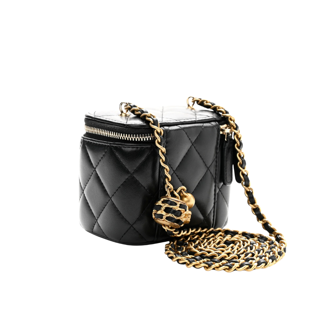 Chanel Quilted Lambskin Mini Vanity Case - View 2