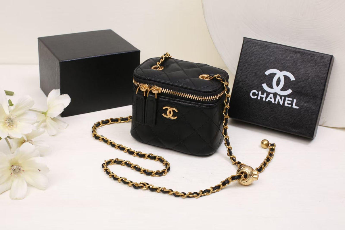 Chanel Quilted Lambskin Mini Vanity Case - View 5