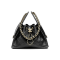 Chanel 25 Quilted Leather Handbag – Black - View 1