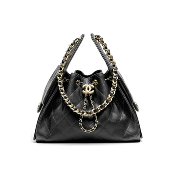 Chanel 25 Quilted Leather Handbag – Black - View 1