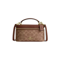 Coach Rainer Crossbody Bag 18 in Signature Canvas – Tan - View 1