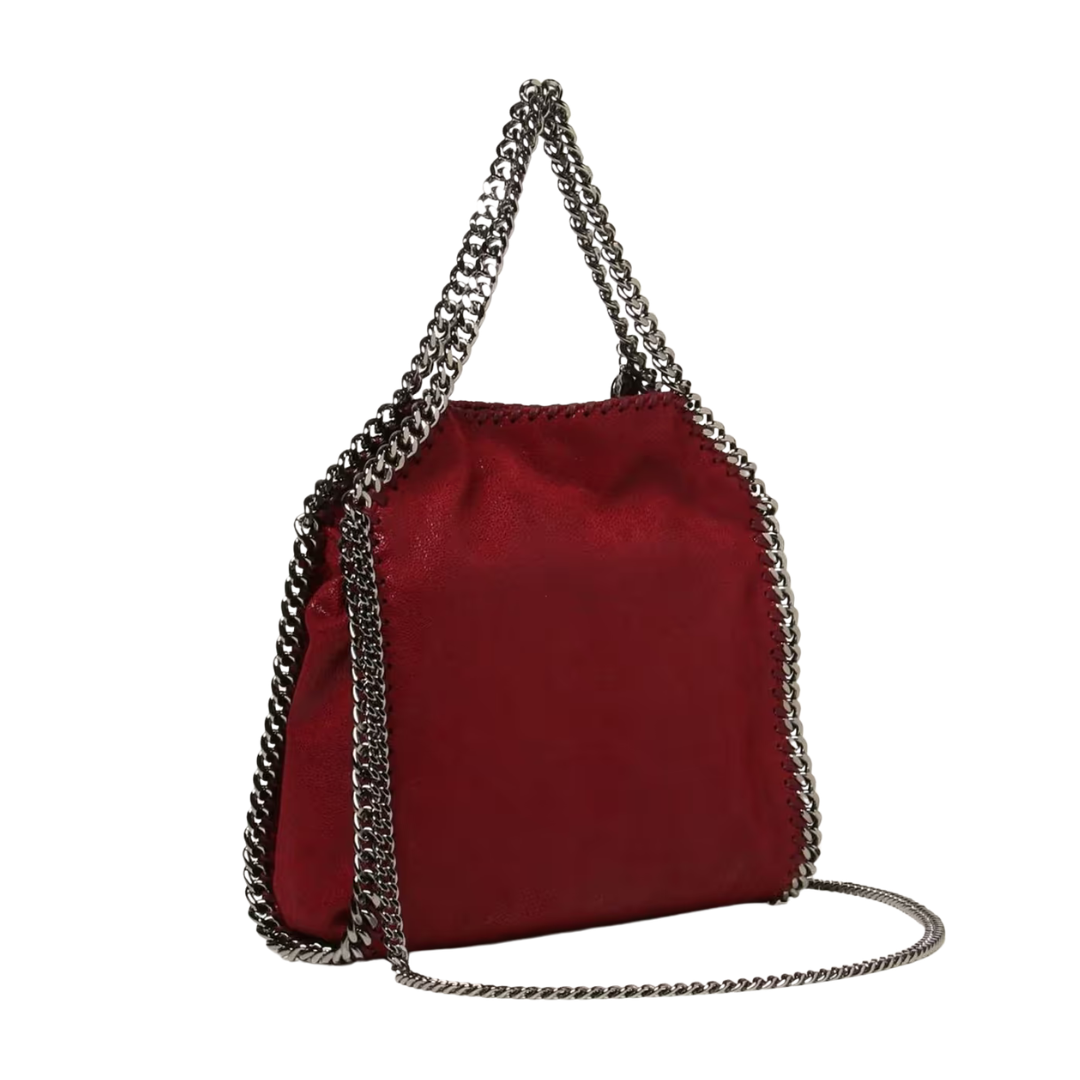 Stella McCartney Eco Shaggy Deer Mini Tote Bag – Rust - View 2