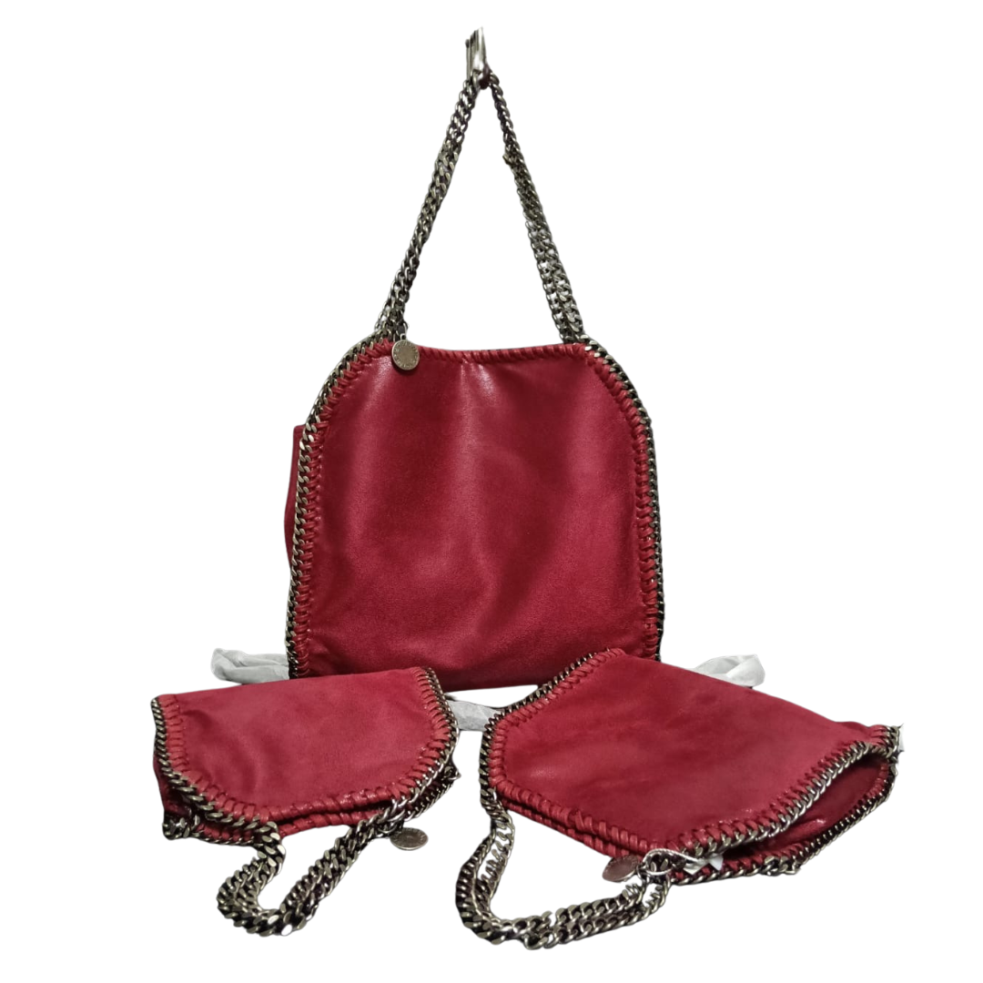 Stella McCartney Eco Shaggy Deer Mini Tote Bag – Rust - View 3