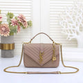 Saint Laurent-Style Top Handle Bag – Beige - View 5