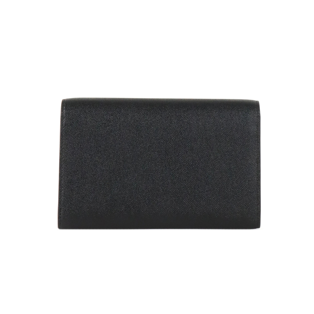 Saint Laurent Uptown Wallet on Chain – Black - View 3