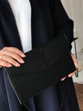 Saint Laurent Uptown Wallet on Chain – Black - View 4