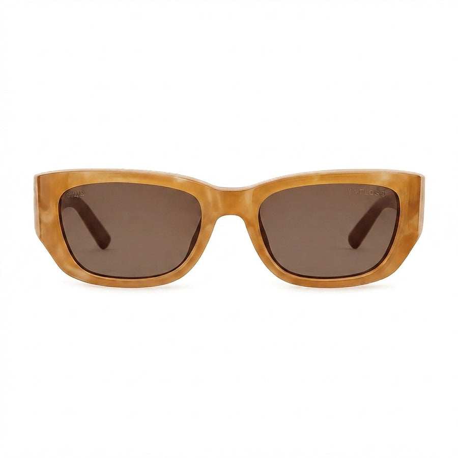 Saint Laurent Sunglasses SL 740 – Brown & Yellow Acetate - View 1