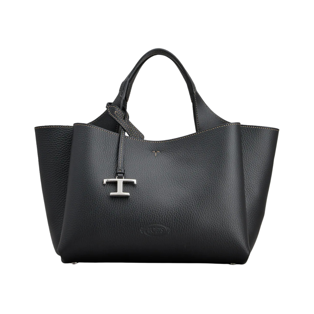 Tod's T Timeless APA-Style Leather Bag – Black - View 1