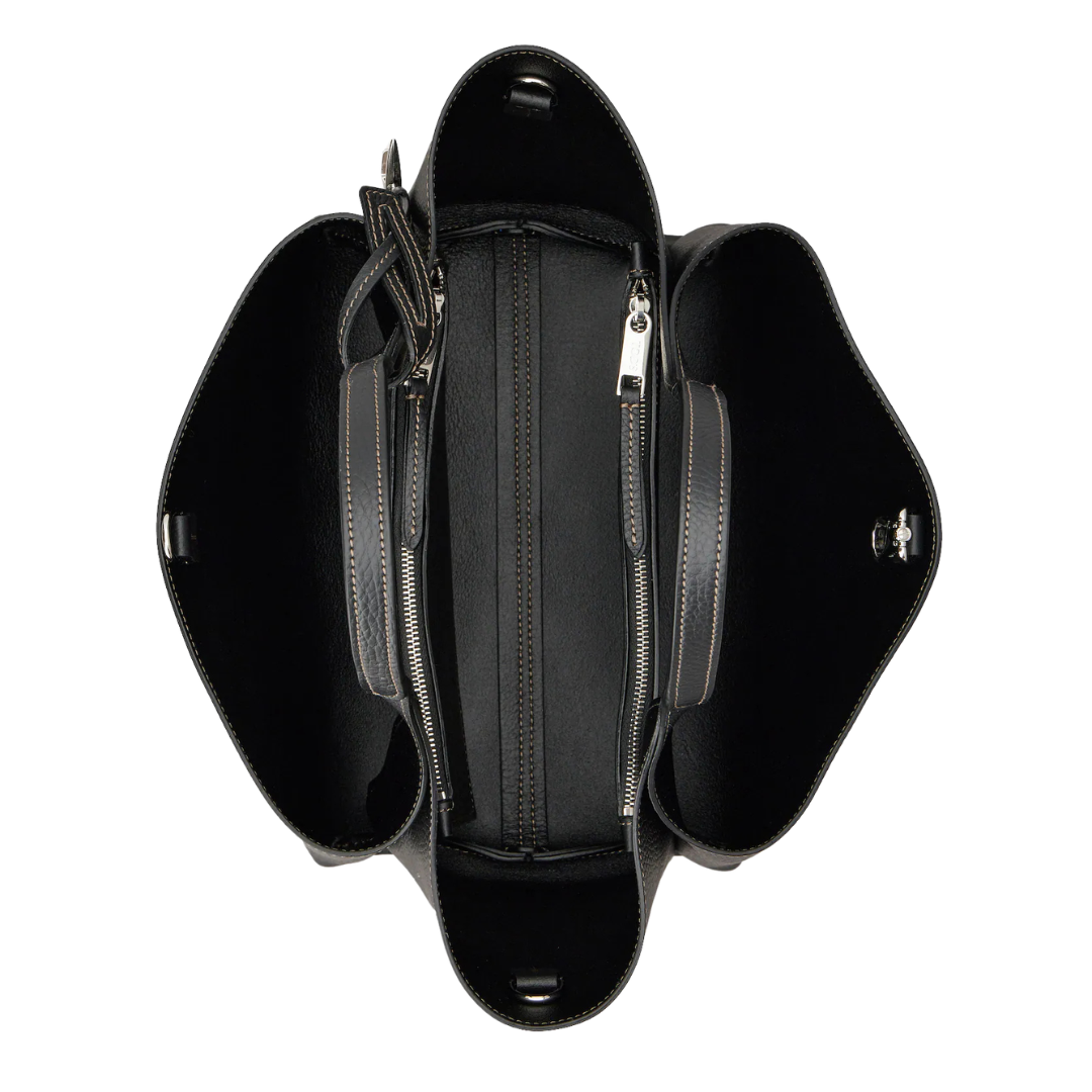 Tod's T Timeless APA-Style Leather Bag – Black - View 4
