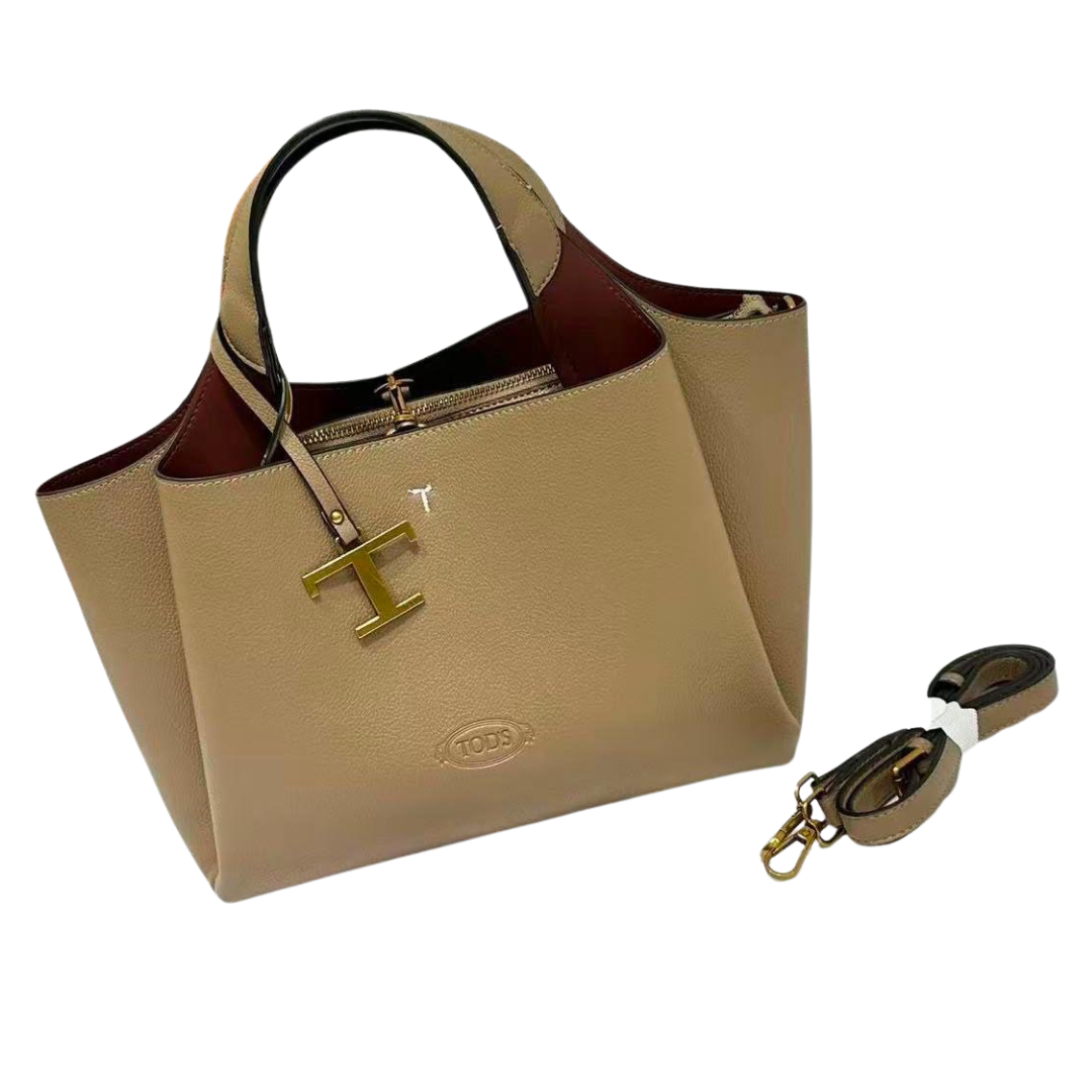 Tod's T Timeless APA-Style Leather Bag – Nude - View 4