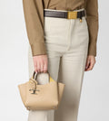 Tod's T Timeless APA-Style Leather Bag – Nude Leather - View 3