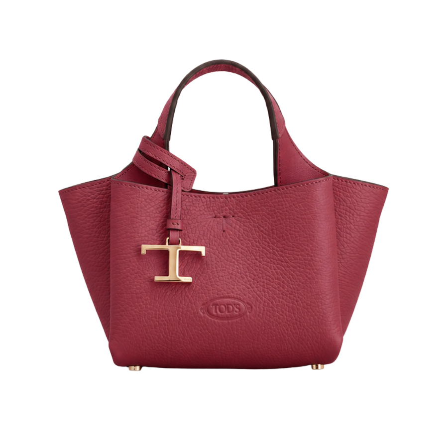Tod's Leather Tote Bag – Red - View 1