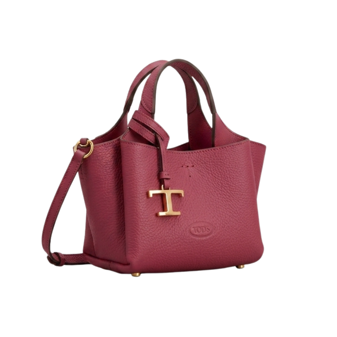 Tod's Leather Tote Bag – Red - View 2