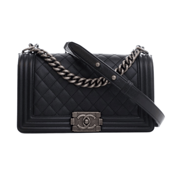 Chanel Bag | Boy Bag Black Caviar Leather