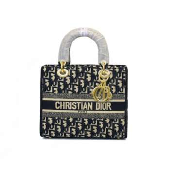 Dior Bag | Lady Leather Bag Black